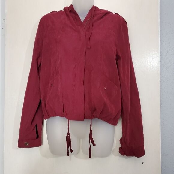 Mine zip Up Hooded Lightweight Jacket Sz M - Picture 6 of 9